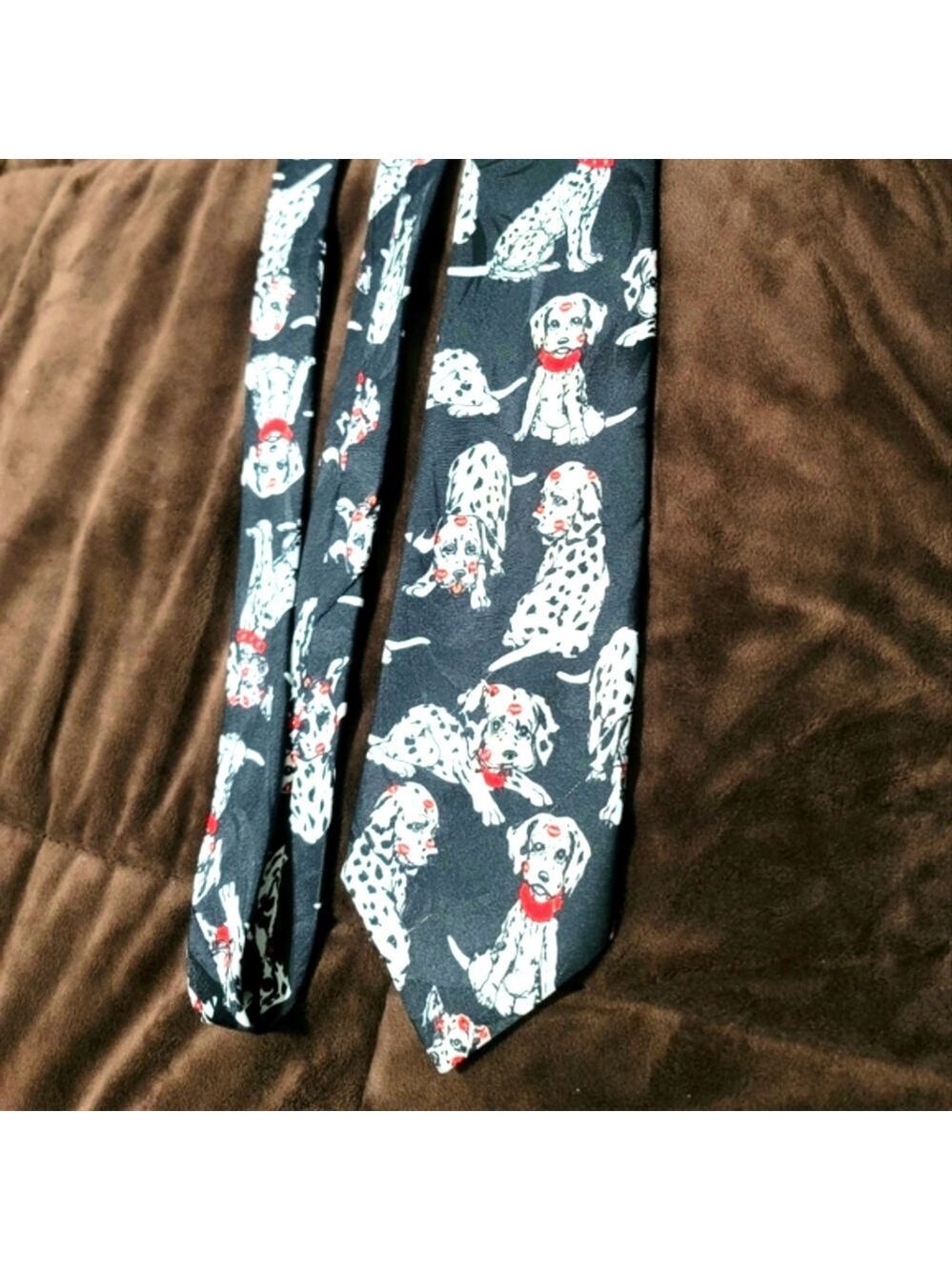 Addiction 101 Dalmatians Dogs Puppies Tie